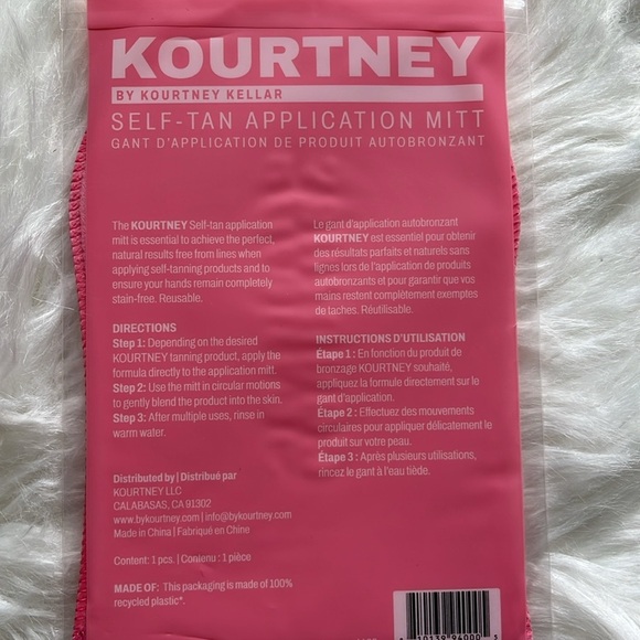 🆕 Kourtney By Kourtney Kellar Instant Self-Tan Hyaluronic Acid Mousse and Mitt - Picture 10 of 10